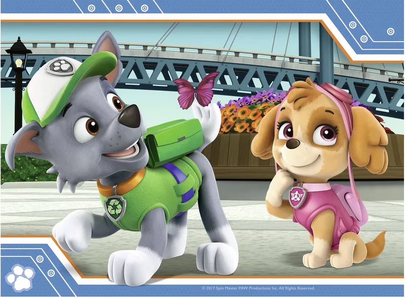 PAW Patrol 4in1box puzzel - 12+16+20+24 stukjes - kinderpuzzel from Ravensburger, Multicolour edition – box 1 of 5