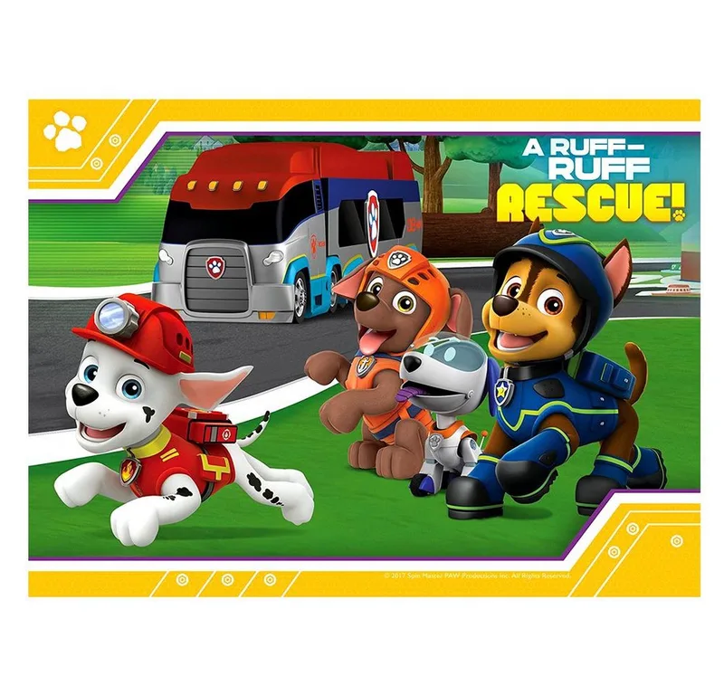 PAW Patrol 4in1box puzzel - 12+16+20+24 stukjes - kinderpuzzel from Ravensburger, Multicolour edition – box 4 of 5
