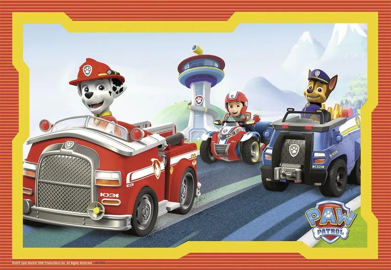 PAW Patrol in actie - 2 x 12 stukjes - kinderpuzzel from Ravensburger, Multicolour edition – box 3 of 3