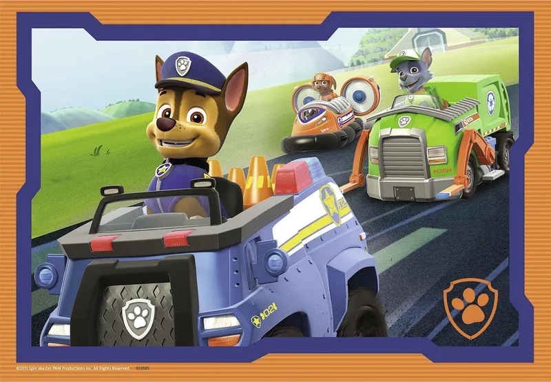 PAW Patrol in actie - 2 x 12 stukjes - kinderpuzzel from Ravensburger, Multicolour edition – box 2 of 3