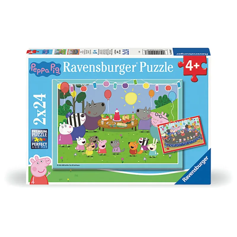 Peppa Pig: Tijd voor een feestje! (2x 24) van Ravensburger – doos 3 van 5