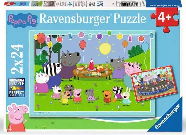 Peppa Pig: Tijd voor een feestje! (2x 24) van Ravensburger – doos 1 van 5