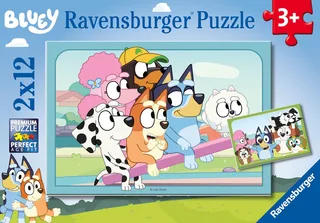 Plezier met Bluey - 2x12 stuks - Legpuzzel from Ravensburger, Multicolour edition – box 1 of 4