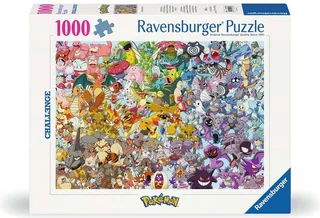 Pokémon Challenge Puzzel - 1000 st - Legpuzzel from Ravensburger, Multicolour edition – box 1 of 3