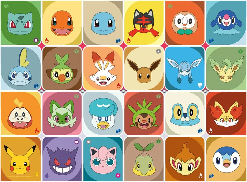 Pokémon gezichten (100) van Ravensburger – doos 2 van 2