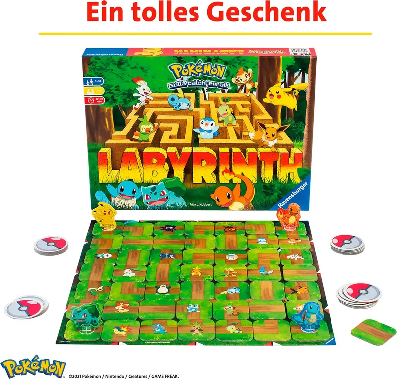 Jeu De Société Pokemon Labyrinthe de Ravensburger – boîte 2 sur 5