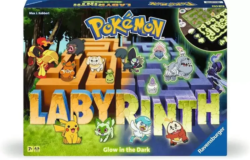 Pokémon Labyrinth Glow in the Dark - Strategisch Bordspel from Ravensburger – box
