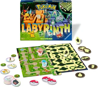 Pokémon Labyrinth Glow in the Dark - Strategisch von Ravensburger – Schachtel 2 von 3