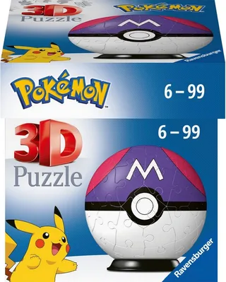 Pokémon Masterbal 3D puzzel from Ravensburger, Multicolour edition – box 2 of 2