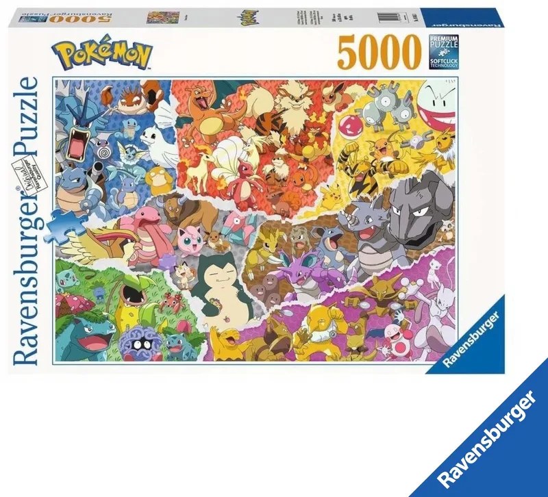 Pokémon Puzzel 5000 Stukjes - Educatief Speelgoed von Ravensburger – Schachtel