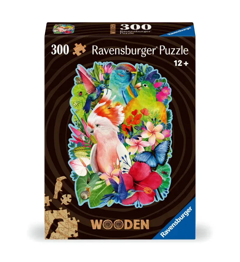 Prachtige Vogels - Houten puzzel (300) von Ravensburger – Schachtel 2 von 2