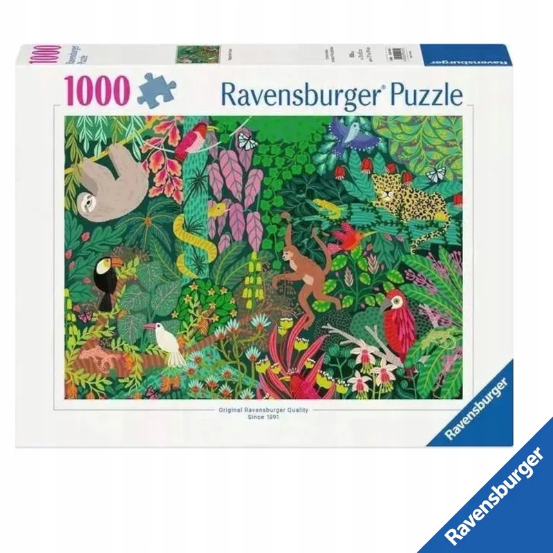 Premium 1000-delig Puzzel: Magisch Regenwoud von Ravensburger, Ausgabe Mehrfarbig – Schachtel