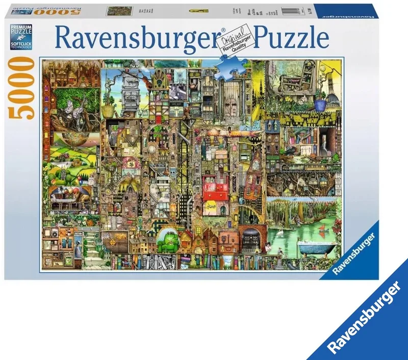 Premium Puzzel 5000 Stukjes: Adembenemende Stad von Ravensburger, Ausgabe Mehrfarbig – Schachtel