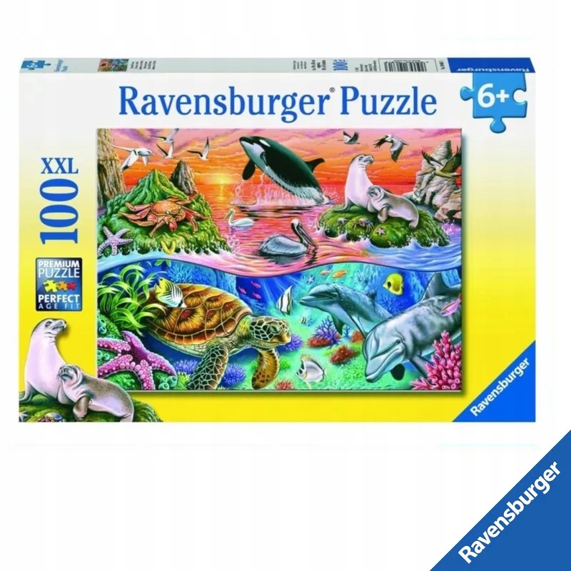 Premium XXL Oceaan Puzzel 100 Stukken von Ravensburger, Ausgabe Mehrfarbig – Schachtel