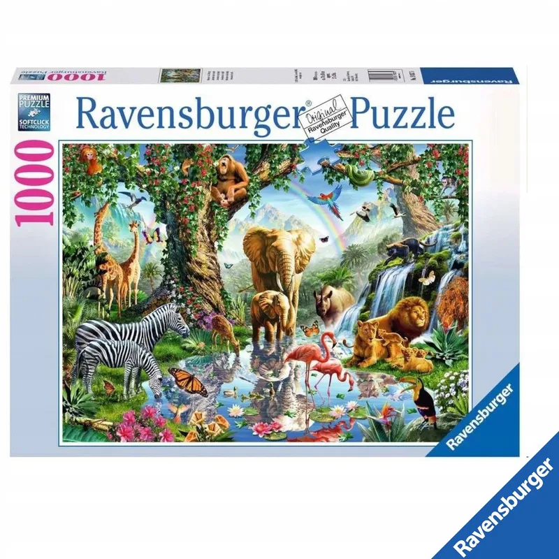 Puzzel 1000 Stukjes Jungle Avontuur Educatief Speelgoed from Ravensburger, Multicolour edition – box