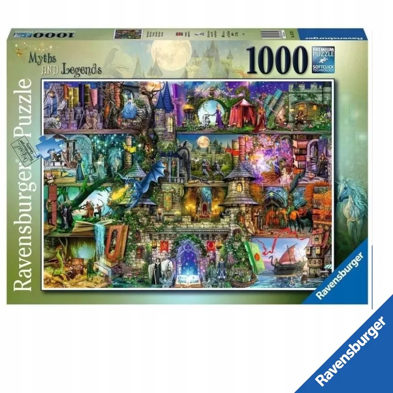 Puzzel 1000 Stukjes Mythen & Legenden Educatief from Ravensburger, Multicolour edition – box