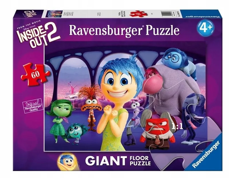 Puzzel 60 Stukken 'Binnenstebuiten 2' Giant van Ravensburger, editie Meerkleurig – doos