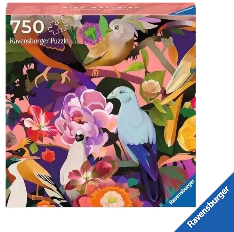 Puzzel 750 Stukken Art & Soul Vogels II Educatief Speelgoed från Ravensburger, utgåva Flerfärgad – kartong