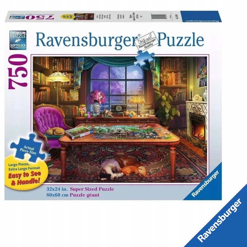 Puzzel 750 Stukken: Een Rustige Hobbykamer från Ravensburger, utgåva Multi-coloured – kartong