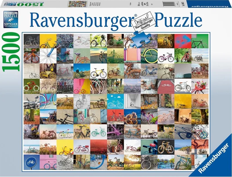 puzzel 99 fietsen en meerâ€ van Ravensburger, editie Meerkleurig – doos