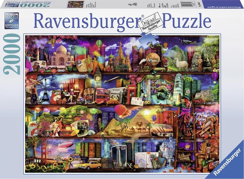 puzzel Aimee Stewart wereld de boeken - Legpuzzel - 2000 stukjes from Ravensburger, Multicolour edition – box