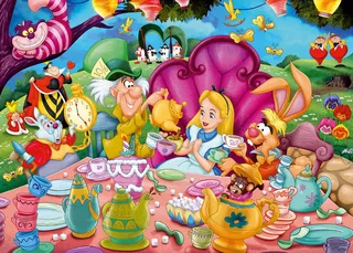 puzzel Alice in Wonderland - 1000 stukjes legpuzzel. van Ravensburger, editie Meerkleurig – doos 2 van 2