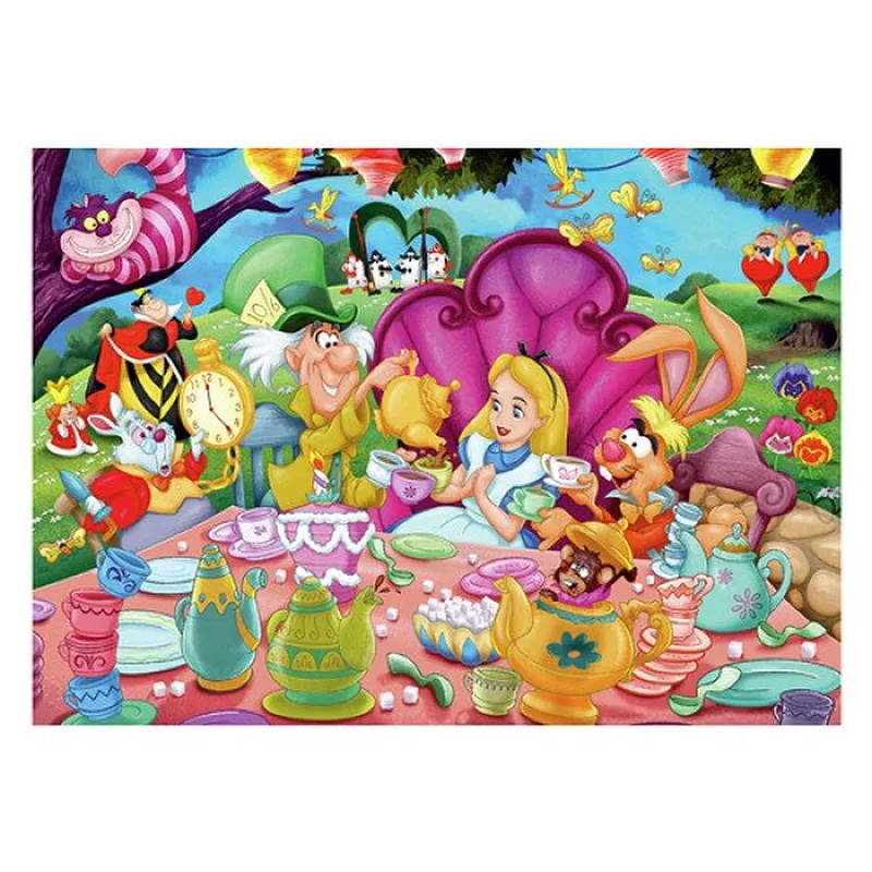 puzzel Alice in Wonderland - 1000 stukjes legpuzzel. van Ravensburger, editie Meerkleurig – doos 1 van 2