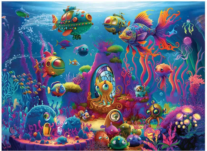 puzzel Alien ocean - Legpuzzel - 150 XXL stukjes from Ravensburger, Multicolour edition – box