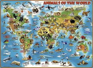 puzzel Animals of the world - legpuzzel - 300 stukjes from Ravensburger, Multicolour edition – box 2 of 2