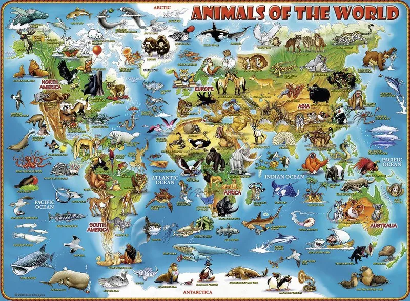 puzzel Animals of the world - legpuzzel - 300 stukjes from Ravensburger, Multicolour edition – box 2 of 2