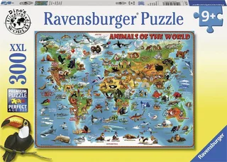 puzzel Animals of the world - legpuzzel - 300 stukjes from Ravensburger, Multicolour edition – box 1 of 2