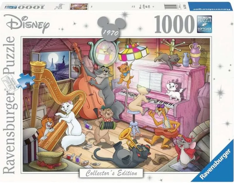 puzzel Aristocats - Legpuzzel - 1000 stukjes from Ravensburger, Multicolours edition – box