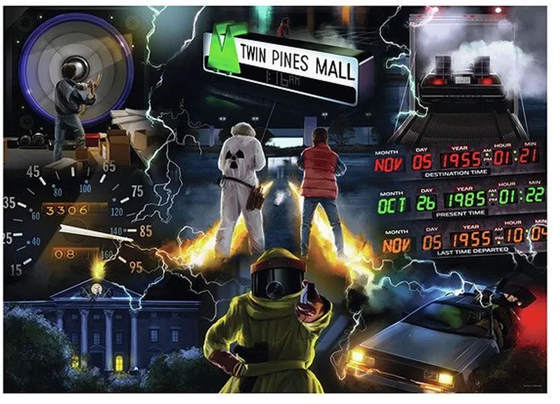 puzzel Back to the Future - legpuzzel 1000 stukjes film. van Ravensburger, editie Meerkleurig – doos