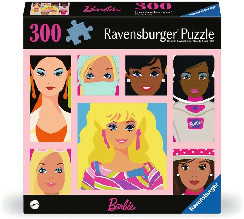 puzzel Barbie - Legpuzzel - 300 stukjes van Ravensburger, editie Meerkleurig – doos