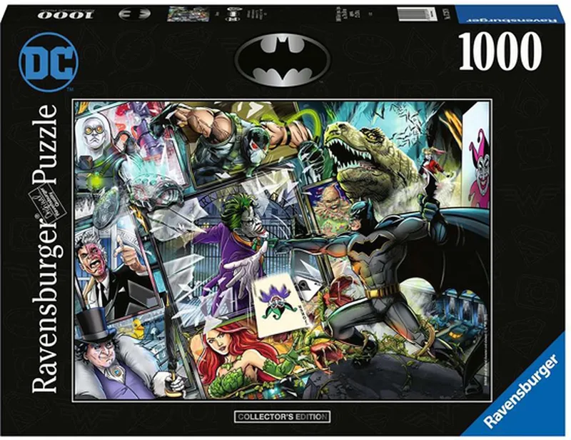puzzel Batman - Legpuzzel - 1000 stukjes van Ravensburger, editie Meerkleurig – doos