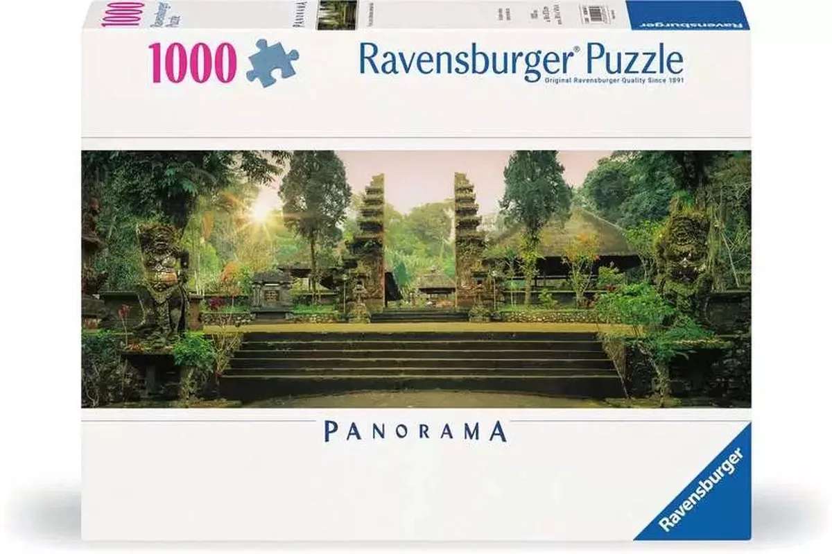 puzzel Batukaru tempel Bali 1000 stukjes legpuzzel. von Ravensburger, Ausgabe Mehrfarbig – Schachtel