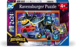 puzzel Batwheels - Twee puzzels - 24 stukjes - kinderpuzzel von Ravensburger, Ausgabe Mehrfarbig – Schachtel 1 von 2