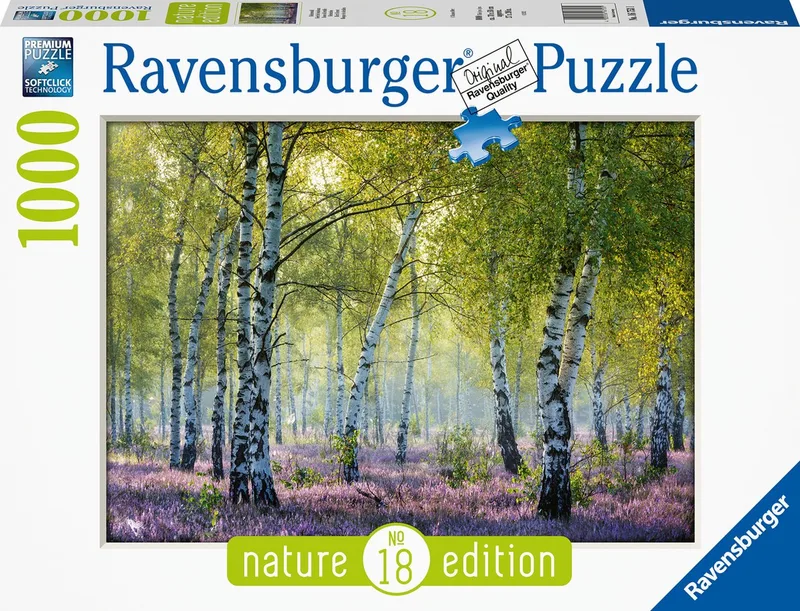puzzel Berkenbos - Legpuzzel - 1000 stukjes van Ravensburger, editie Meerkleurig – doos