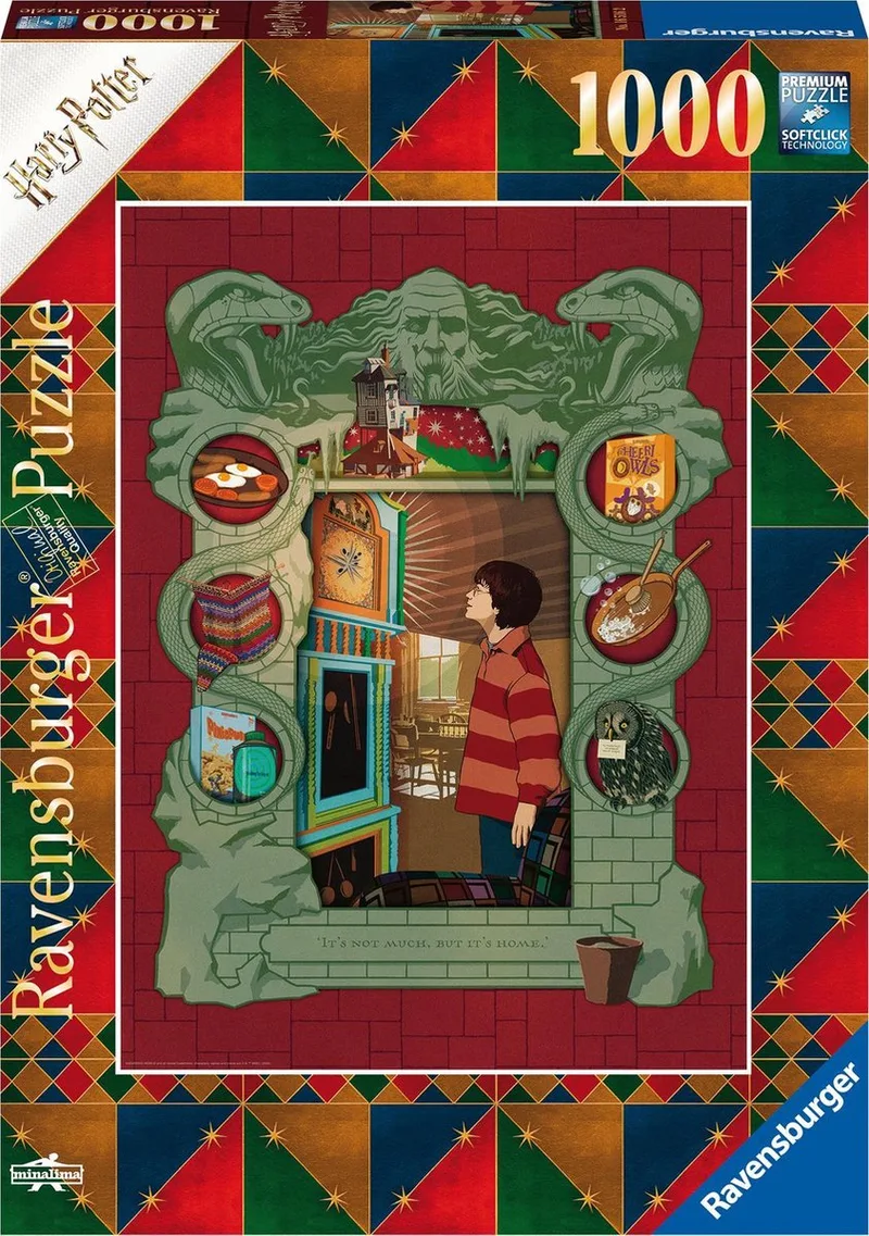 puzzel Bij de Weasley familie - Legpuzzel - 1000 stukjes from Ravensburger, Multicolour edition – box