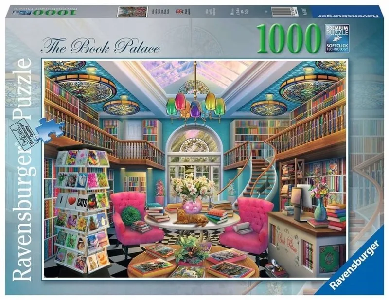 Puzzel Boekpaleis 1000 stukjes from Ravensburger, Multicolour edition – box