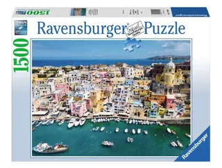 puzzel Buntes Procida - 1500 stukjes kleurrijk. de Ravensburger, édition Multicolore – boîte 2 sur 2