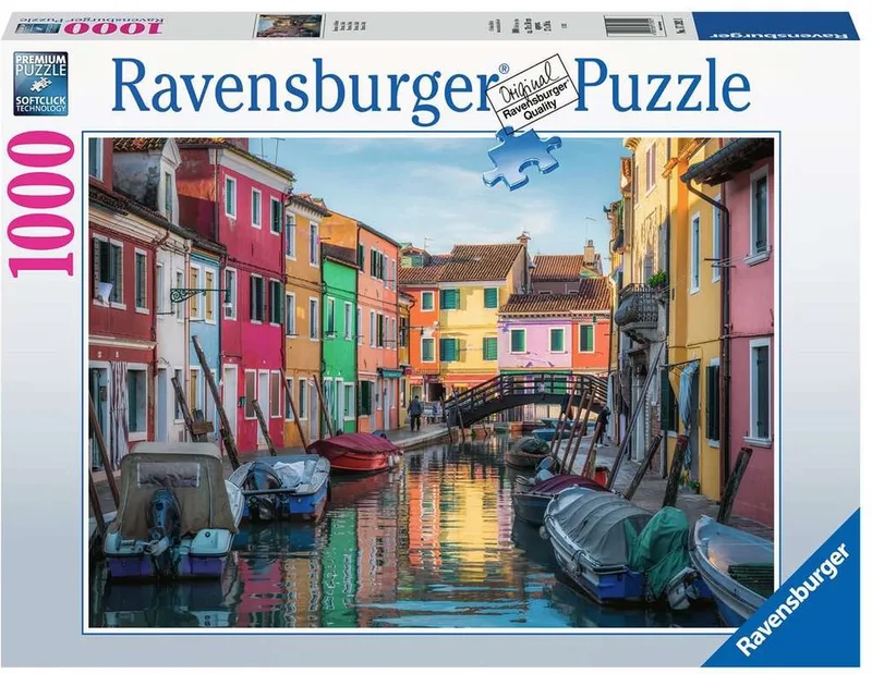 puzzel Burano, Italië - Legpuzzel - 1000 stukjes from Ravensburger, Multicolour edition – box