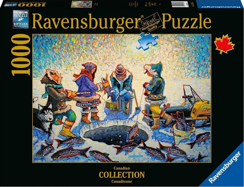 puzzel Canadian Collection IJsvissen - Legpuzzel - 1000 stukjes van Ravensburger, editie Meerkleurig – doos