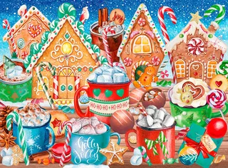 puzzel Candy Canes and Cocoa - legpuzzel - 200 stukjes van Ravensburger, editie Meerkleurig – doos 2 van 2