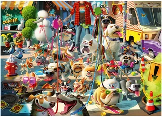 puzzel cartoon honden 1000 stukjes legpuzzel volwassenen. from Ravensburger, Multicolour edition – box 2 of 2