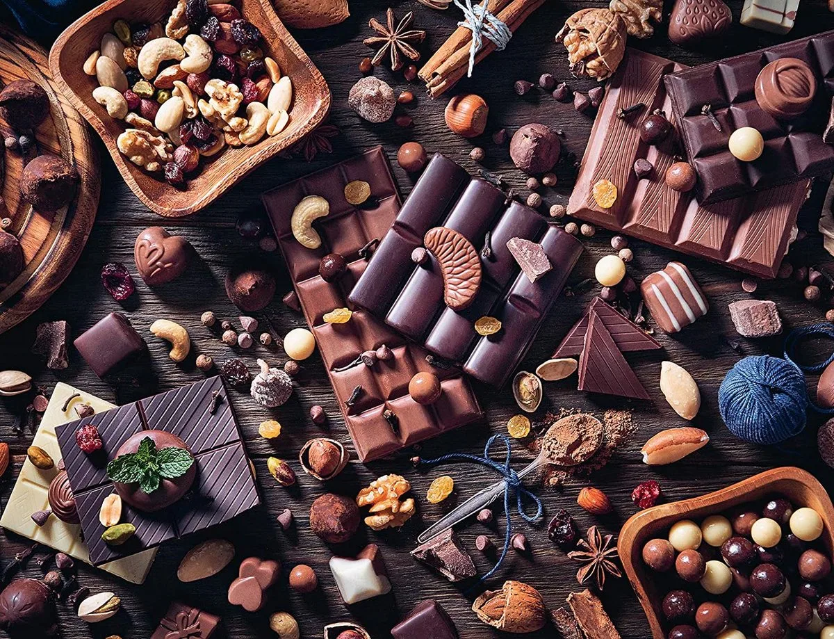 puzzel Chocolate - 2000 stukjes legpuzzel kunst. de Ravensburger, édition Multicolore – boîte