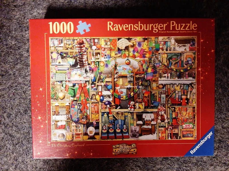 puzzel Christmas Cupboard 1000 stukjes kerst aanbieding. from Ravensburger, Multicolor edition – box