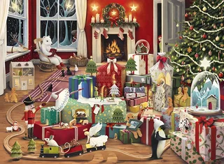 puzzel Christmas Time - 500 stukjes kerst legpuzzel. van Ravensburger, editie Meerkleurig – doos 1 van 2