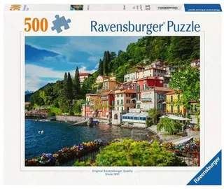 puzzel Comomeer Italië - legpuzzel 500 stukjes landschap. van Ravensburger, editie Meerkleurig – doos 1 van 2