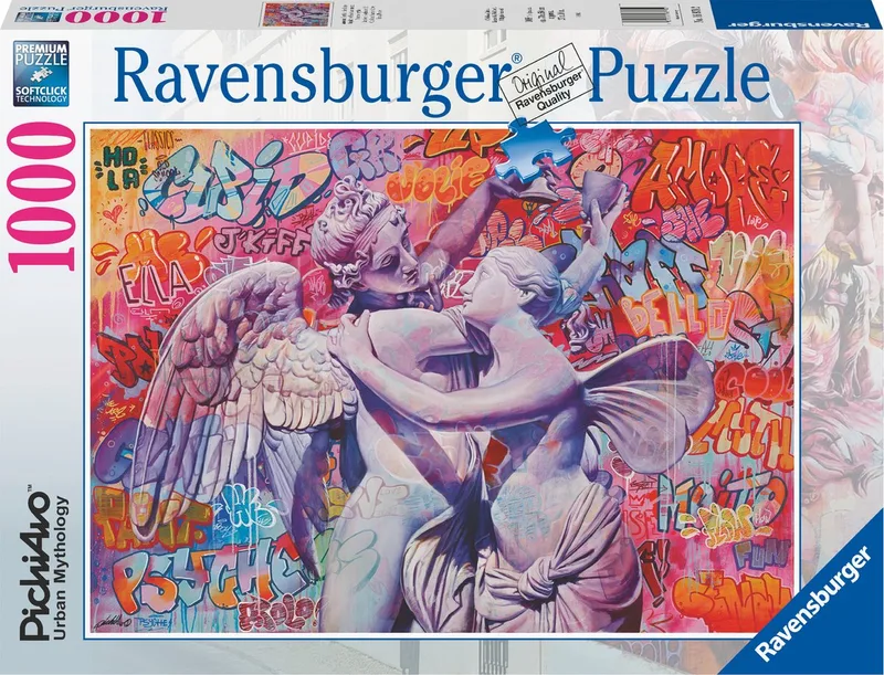 puzzel Cupido en Psyche verliefd - Legpuzzel - 1000 stukjes from Ravensburger, Multicolour edition – box